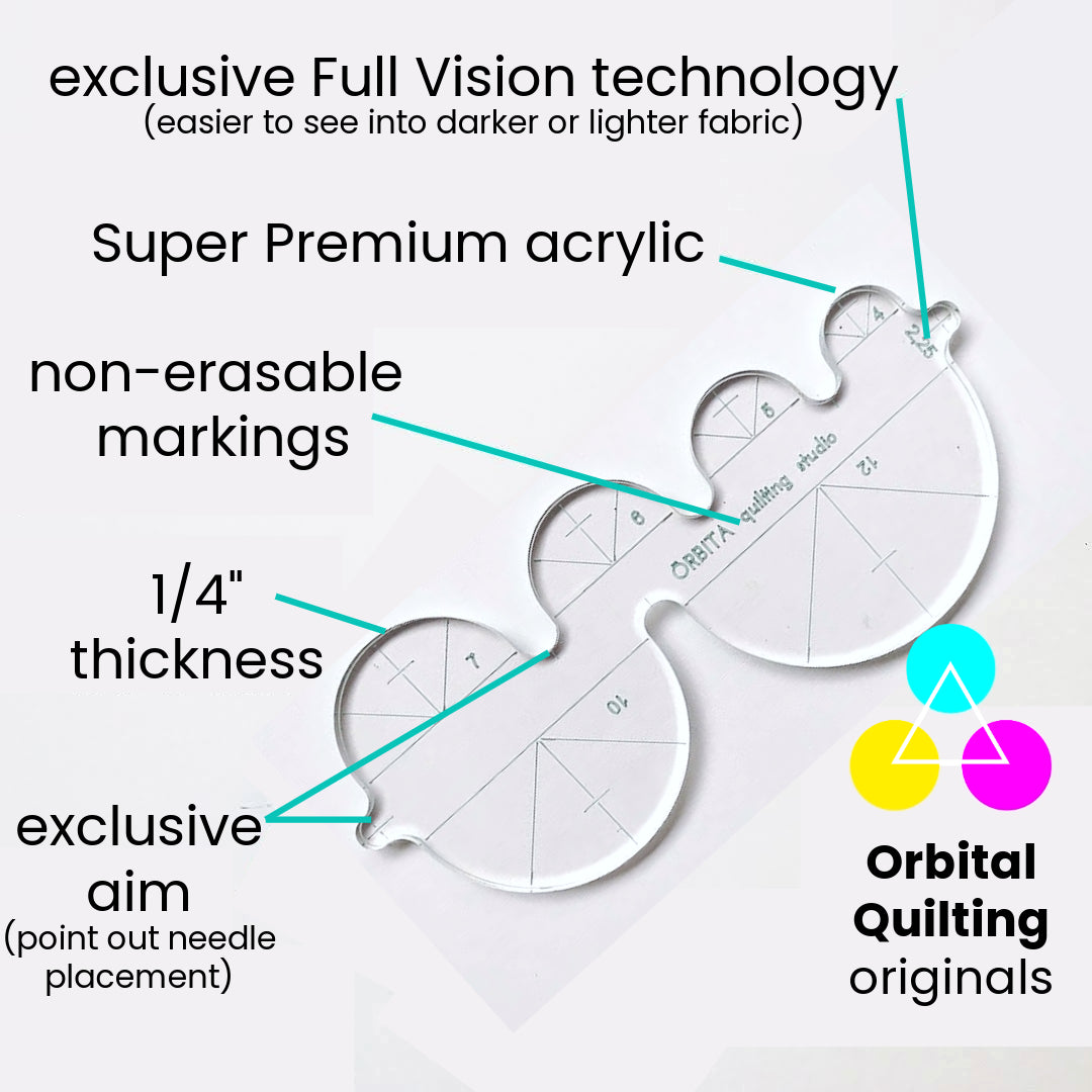 Arch Rulers Tutorial Orbital Quilting Shop